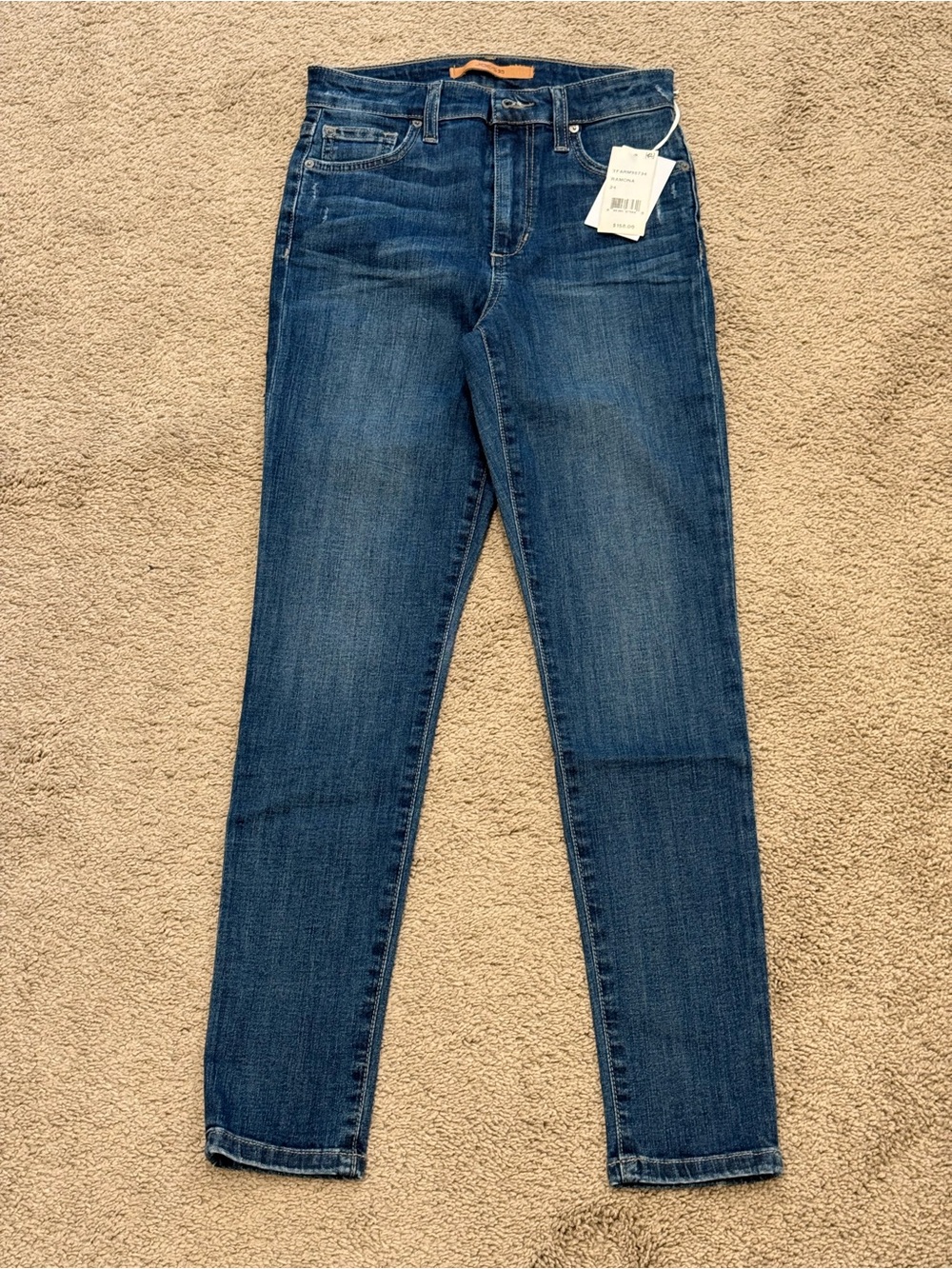 Joe's | Flawless The Charlie High Rise Skinny Crop Jeans Size 24 Dark Blue Wash